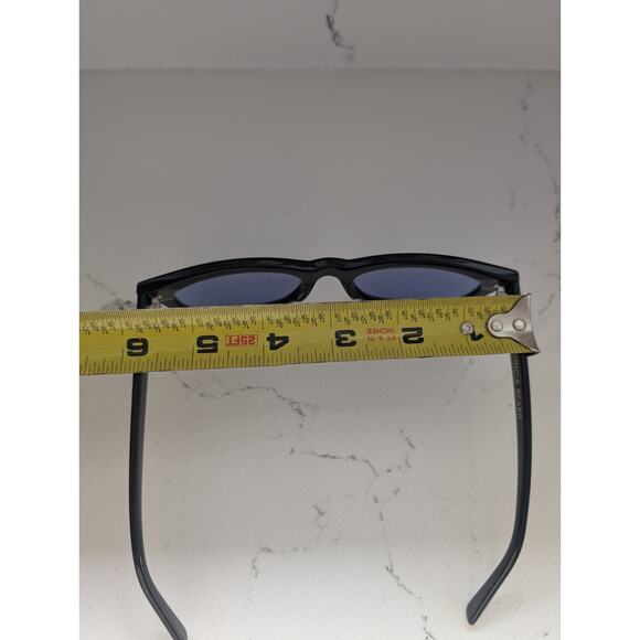 New Veronica Beard Jane Square Frame Sunglasses Black Blue